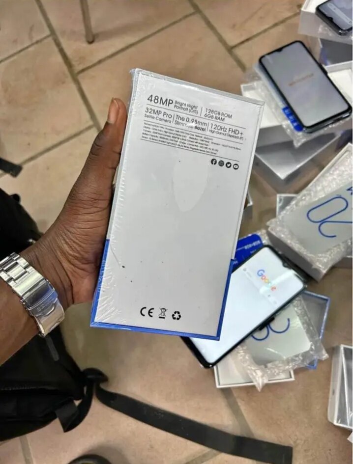 Smartphone 48MP 120Hz FHD+ 128GB