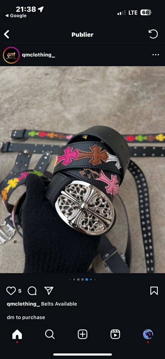 Ceinture baby Simone.