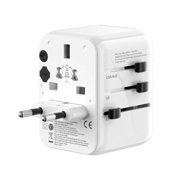 Adaptateur Voyage Universel Evelatus