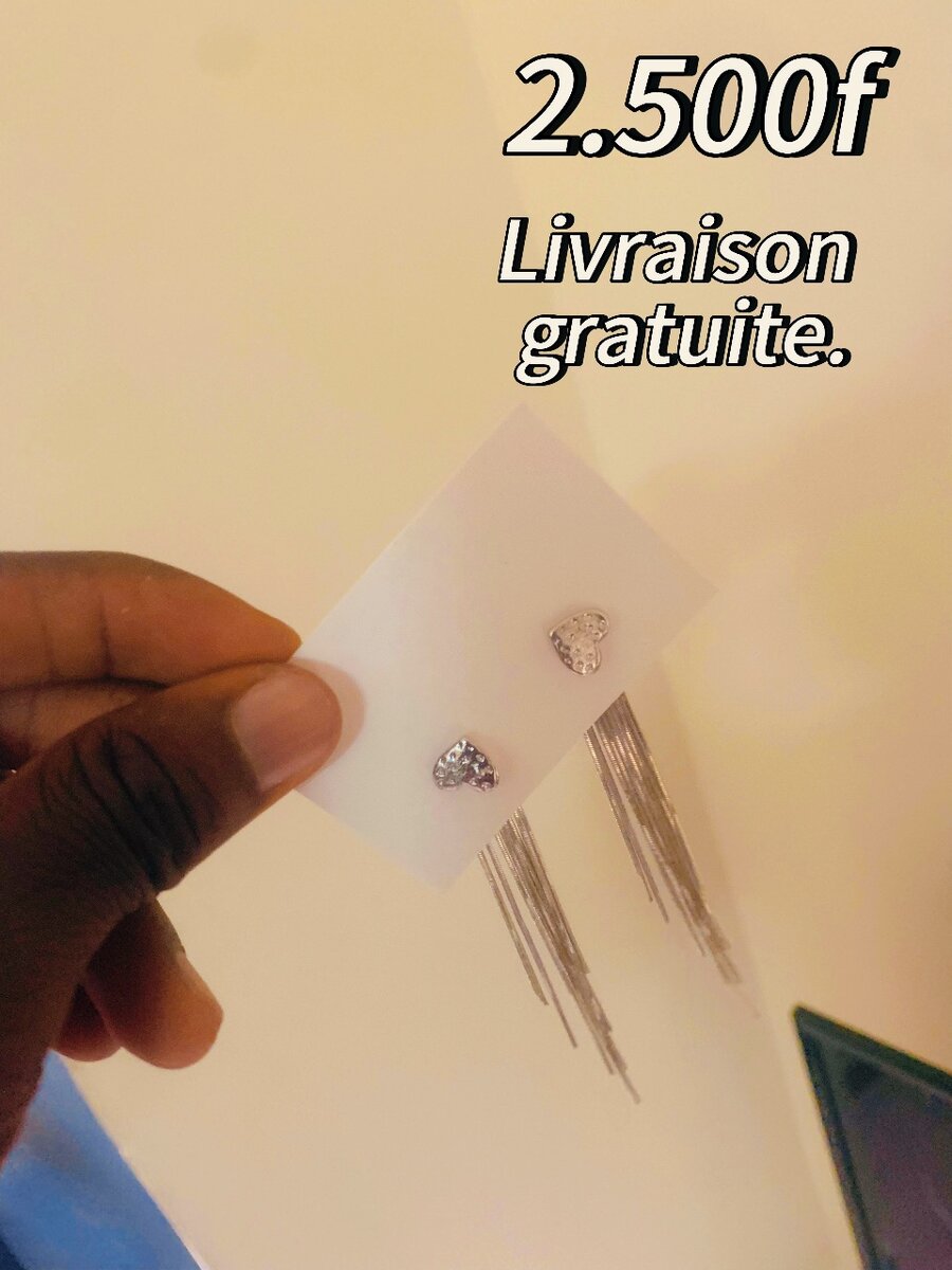 Boucles d'oreilles pendantes élégantes