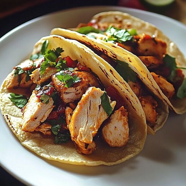 Délicieux Tacos au Poulet