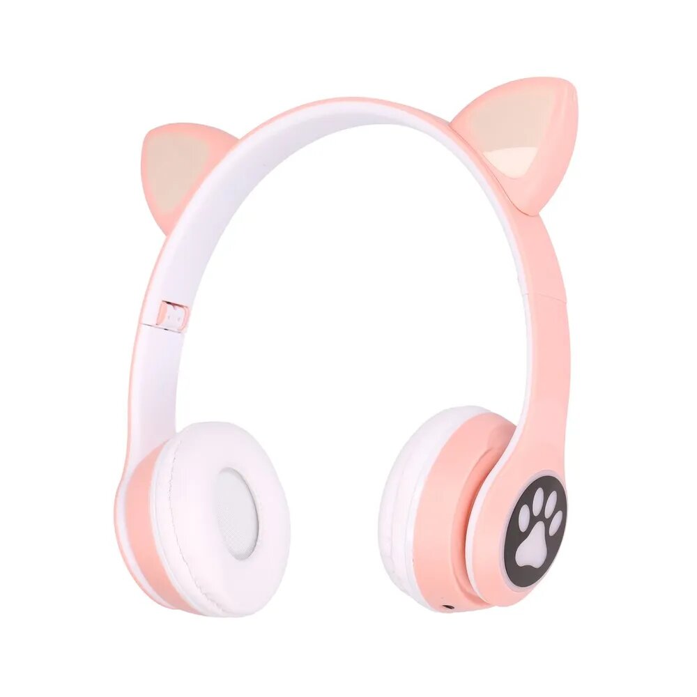 Pink cat headphone