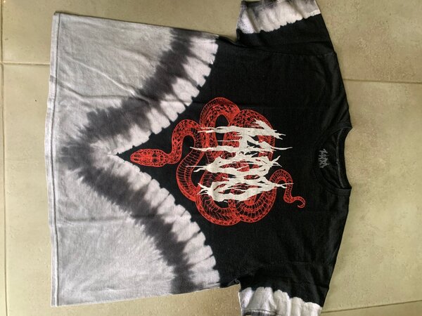 T-shirt Noir Imprimé Icône