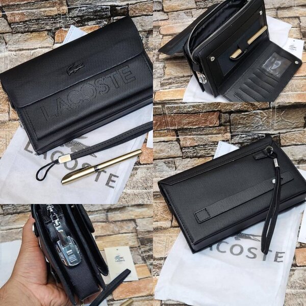 Pochette homme en cuir élégante