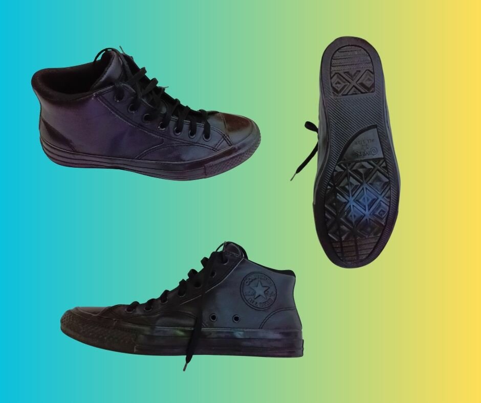 Baskets montantes noires unisex