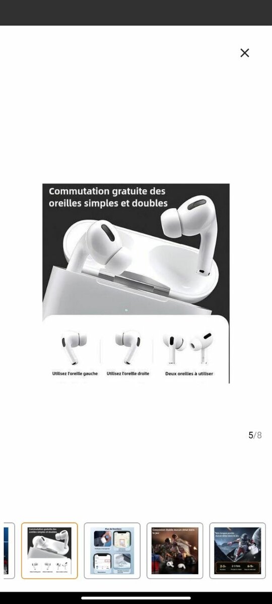 Écouteurs sans fil Bluetooth
