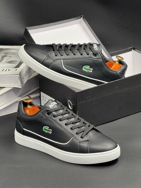 LACOSTE BLACK AND WHITE