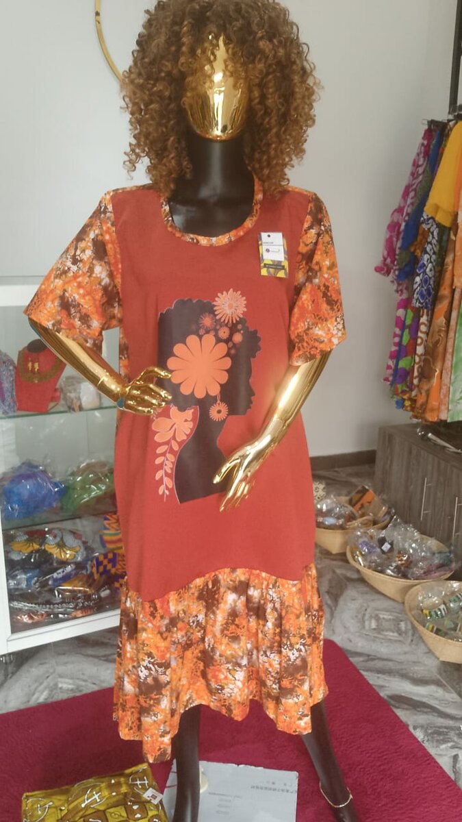 Robe fleurie imprimée