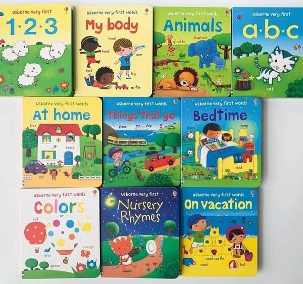 Мини книжки на английском языке 10 в 1