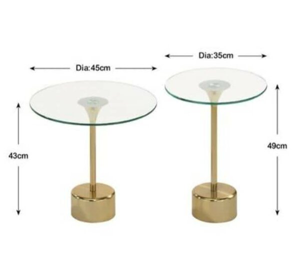 Set of 2 volpoto tables