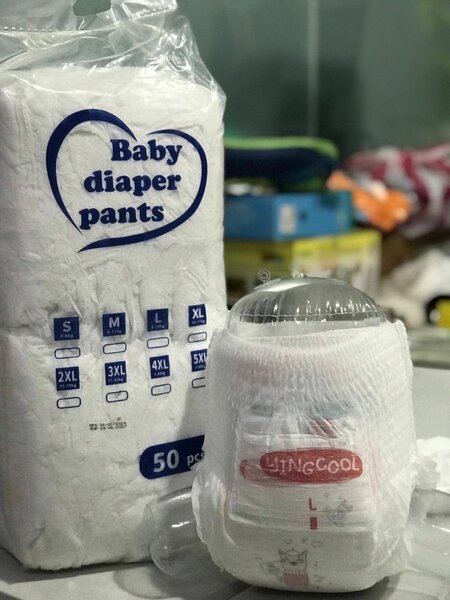 taille L couche bébé 100 pcs