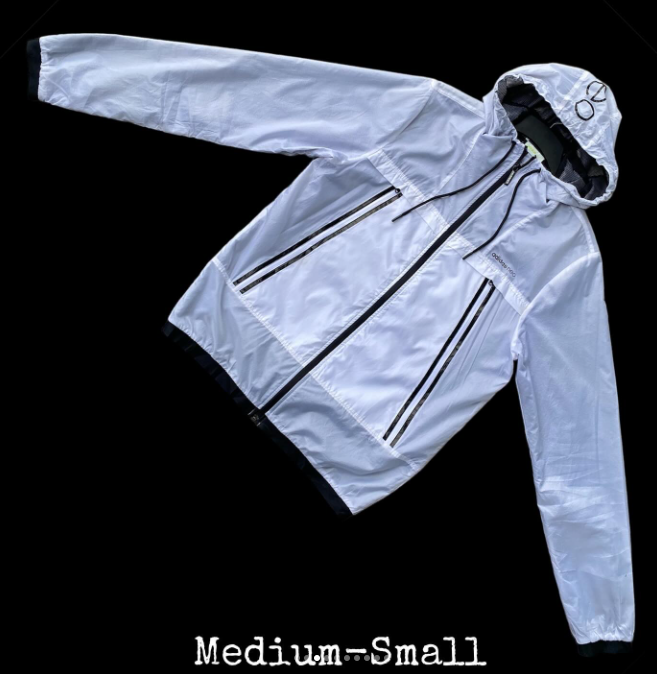 Adidas windbreaker jacket white