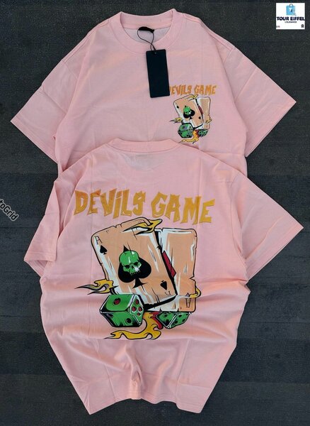 T-shirt "Devil's Game" rose