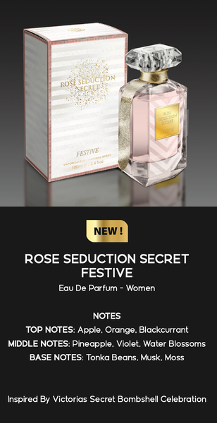 Parfum Rose Séduction Festif