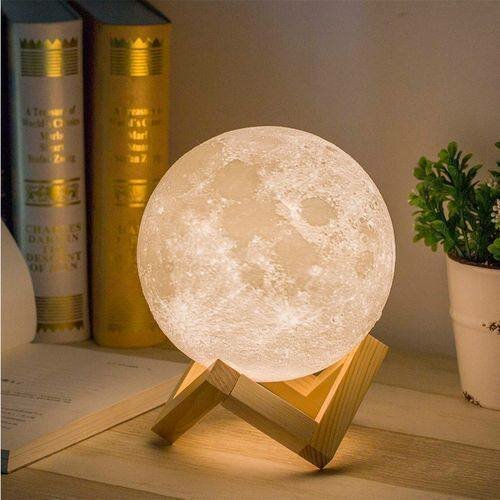 Lampe Lunaire Blanche Chaude Et Froide à Deux Tons