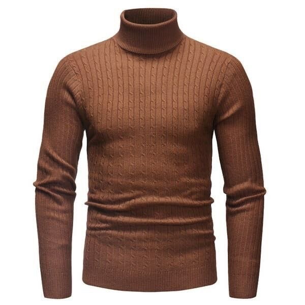 Pull col roulé