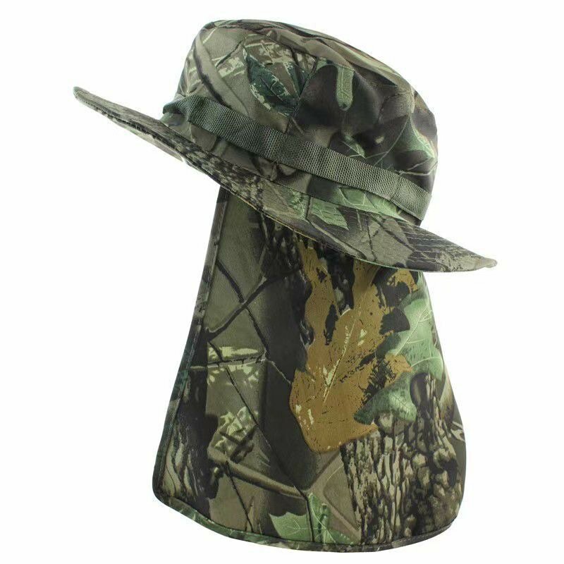 CAMOLAND MILITARY HAT WITH NET PROTECTION UV