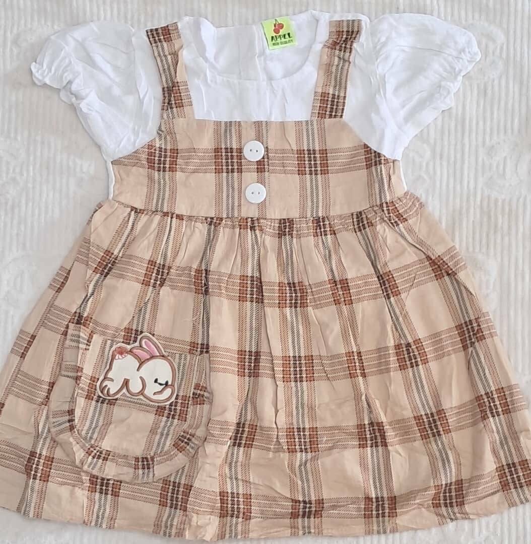 Robe chasuble à carreaux