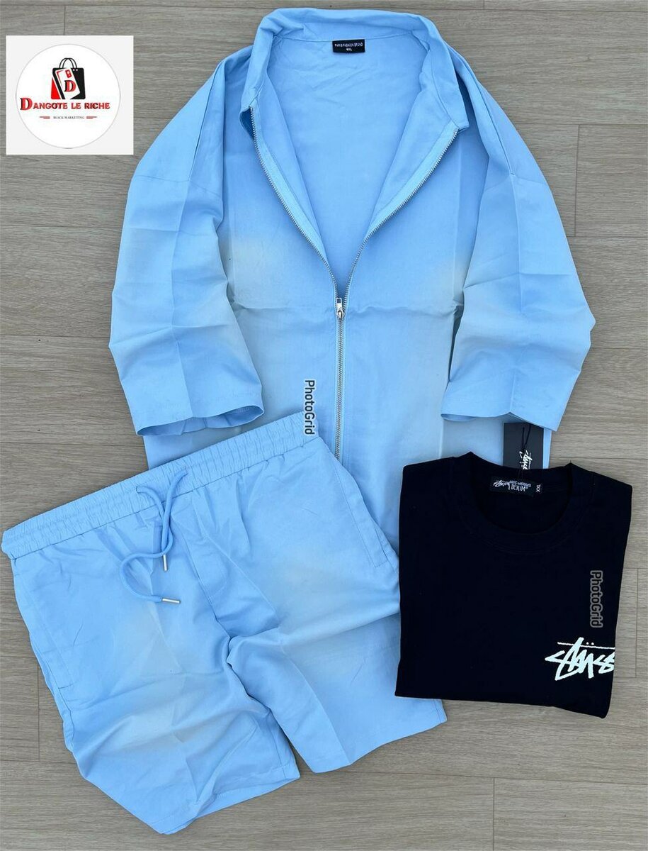 Ensemble décontracté bleu