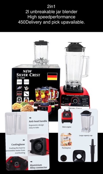 Sliver crest 2L blender