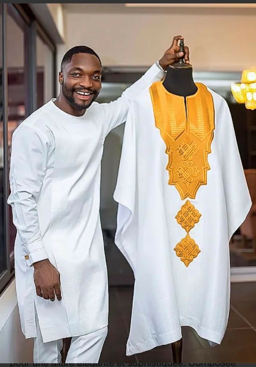 Ensemble 3 Pièce ( CHEMISE+ PANTALON+GROS BOUBOU )