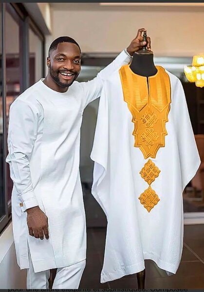 Ensemble 3 Pièce ( CHEMISE+ PANTALON+GROS BOUBOU )