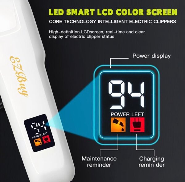 Tondeuse Électrique LCD Pro