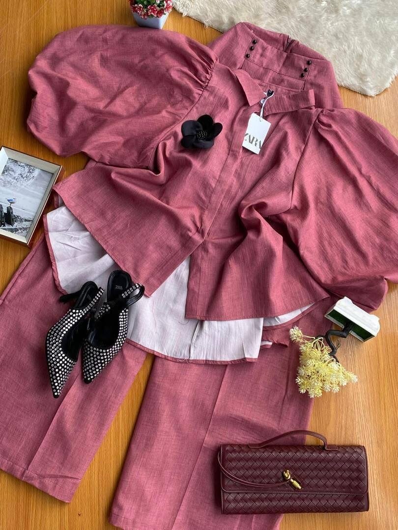 Ensemble chic en lin pour femmes