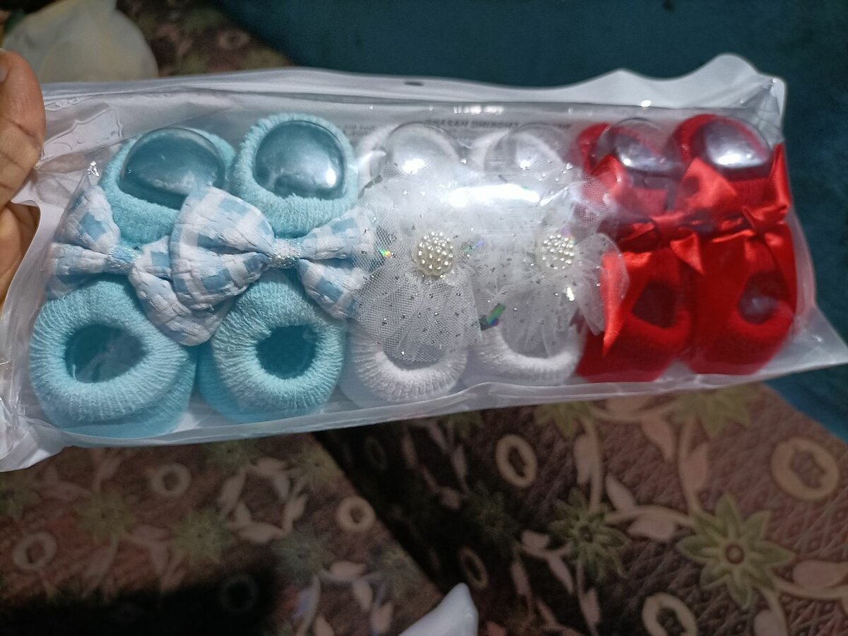 Chaussons Bébé avec Rubans