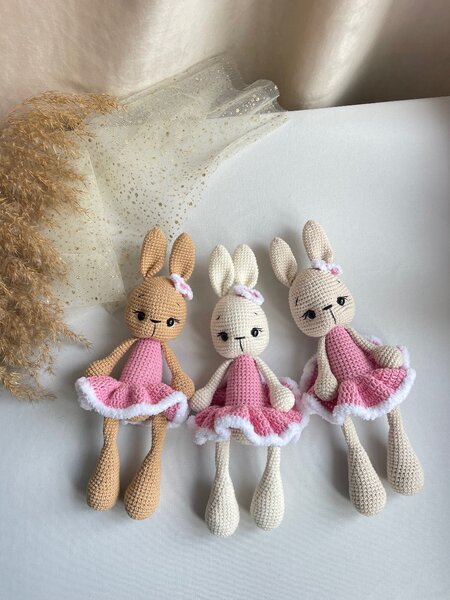 Вязанная Зайка