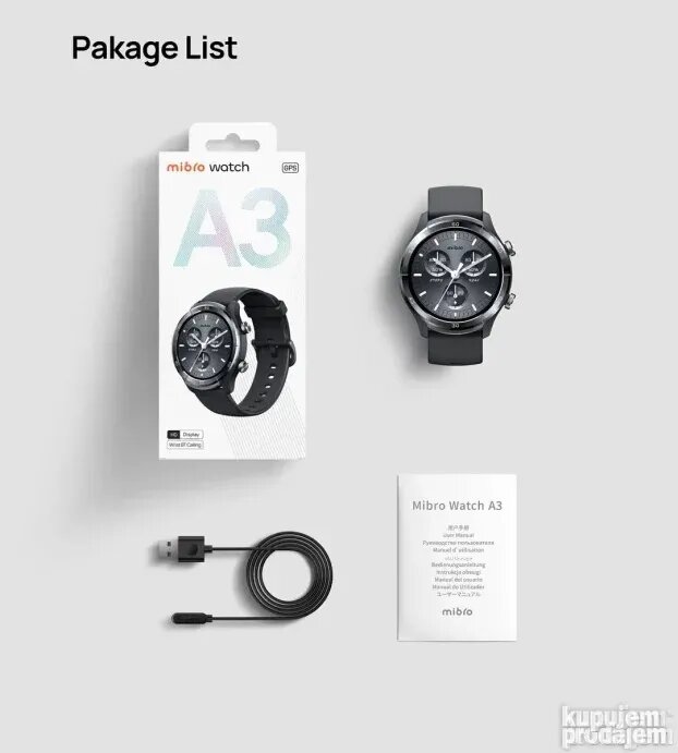 Montre connectée Mibro A3 GPS