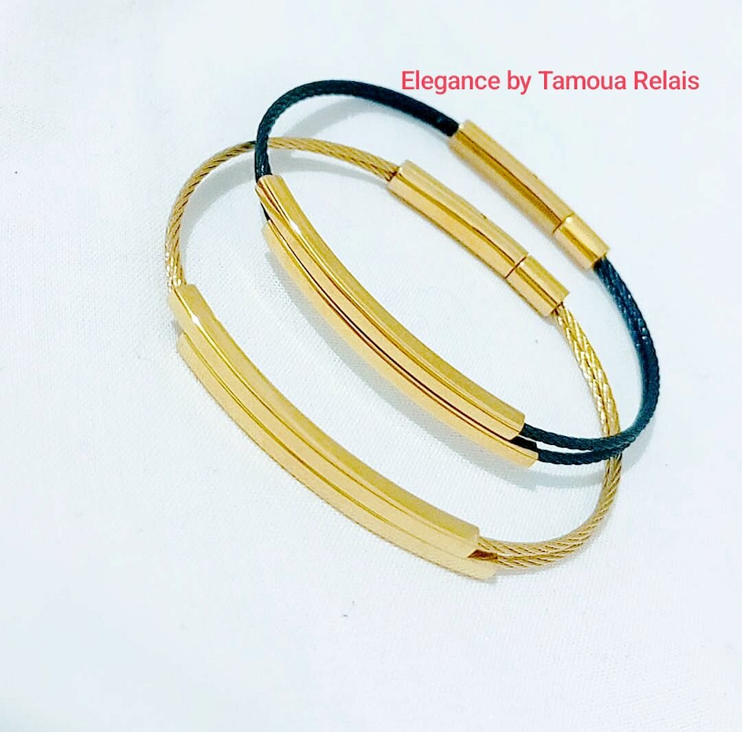 Bracelet élégant en acier inoxydable