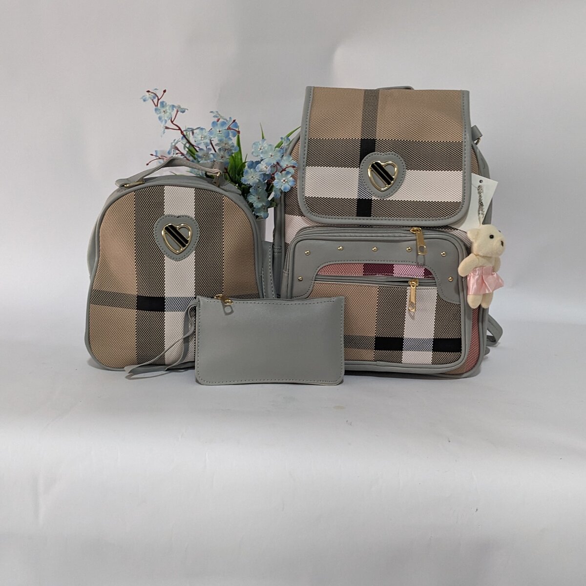 kids leather 3-in-1 backpack