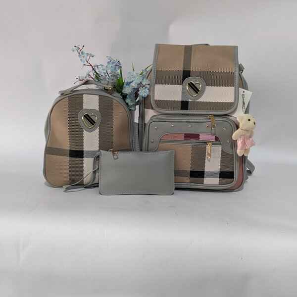 kids leather 3-in-1 backpack