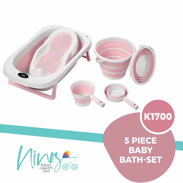 5 piece baby bath set
