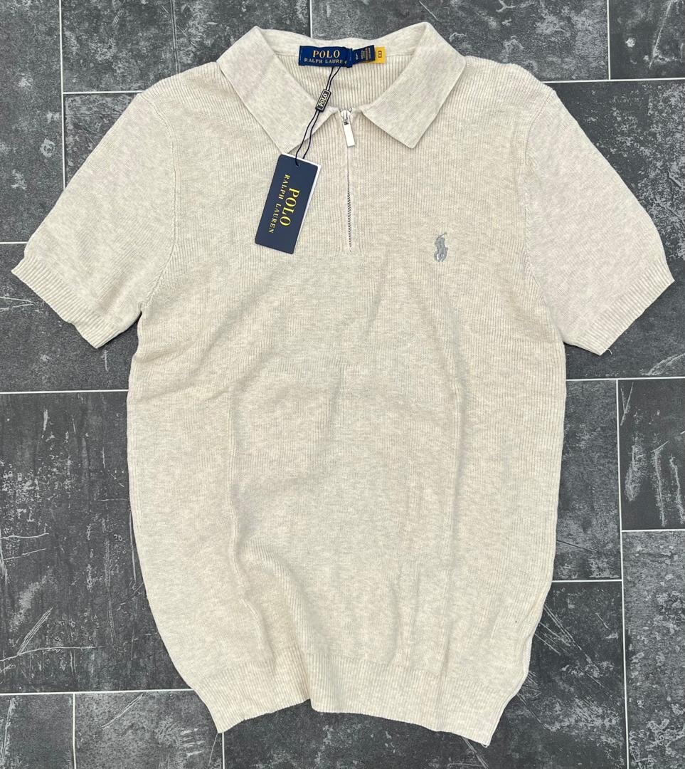 Polo zippé homme élégant