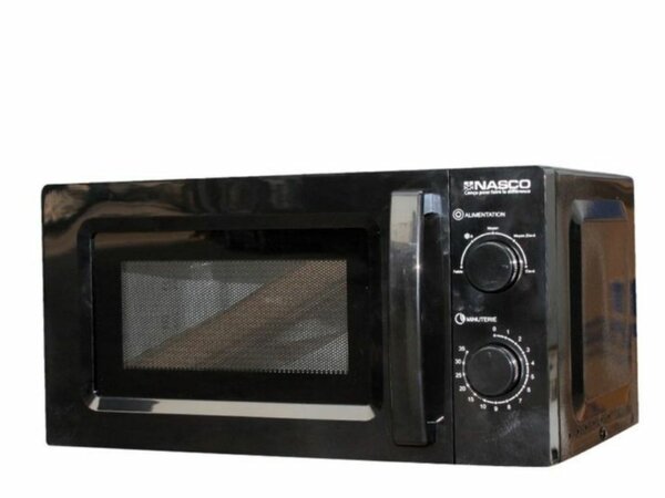 Micro-ondes Nasco 20L noir moderne