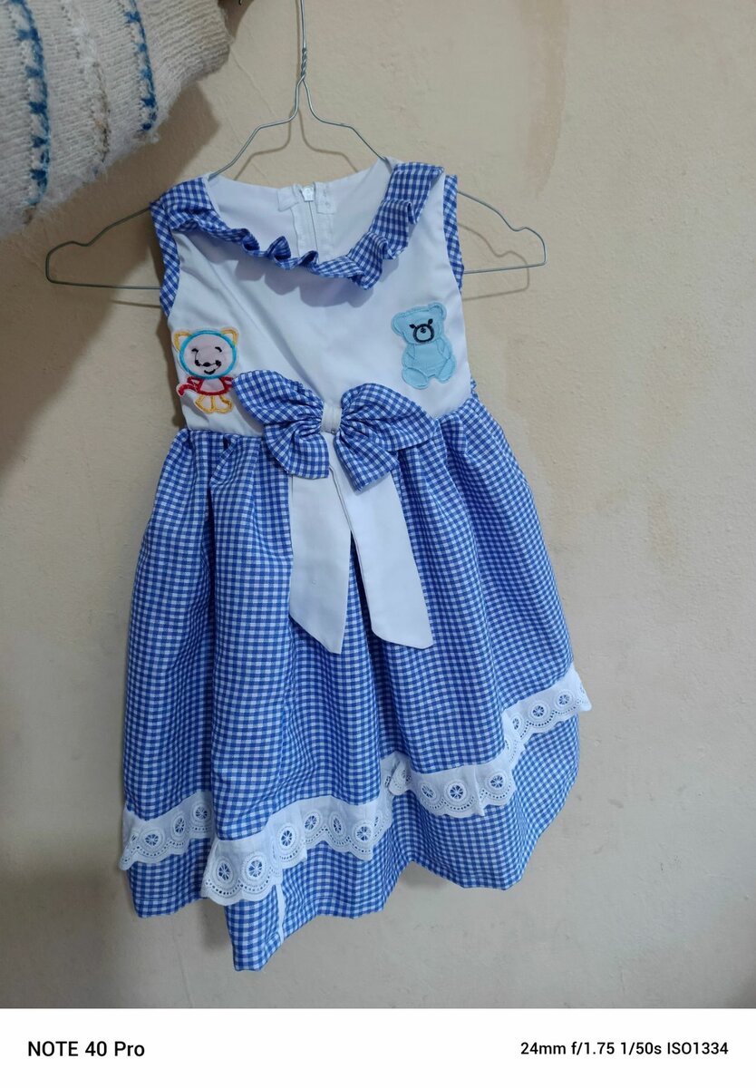 Robe scolaire bleu 2