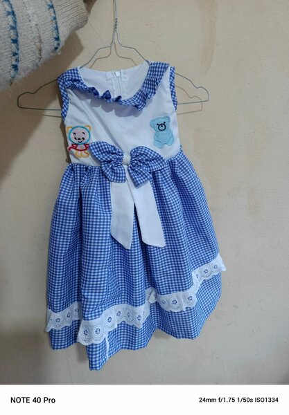 Robe scolaire bleu 2