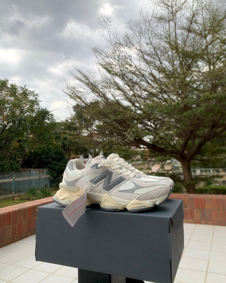 New Balance 9060 Sea Salt White