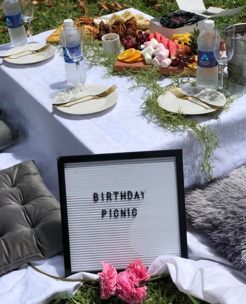 Romantic picnic set ups