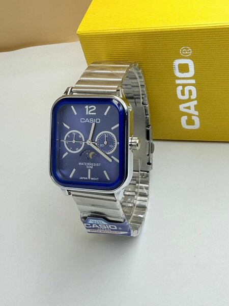 Montre Casio Bleu Acier