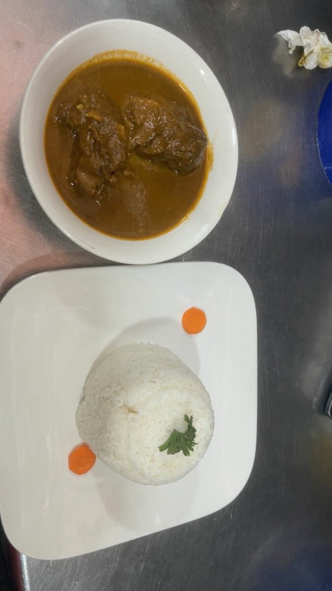 Plat de Riz soupe de pondeuse