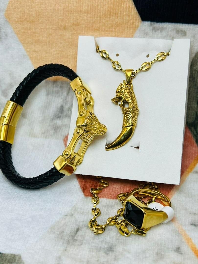 Bracelets chaînes plus bagues