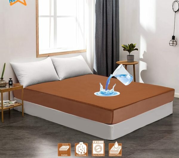 100% Waterproof Mattress Protector Cover - Made of Polish