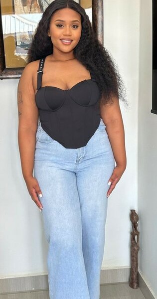 Black Corset Top M&L