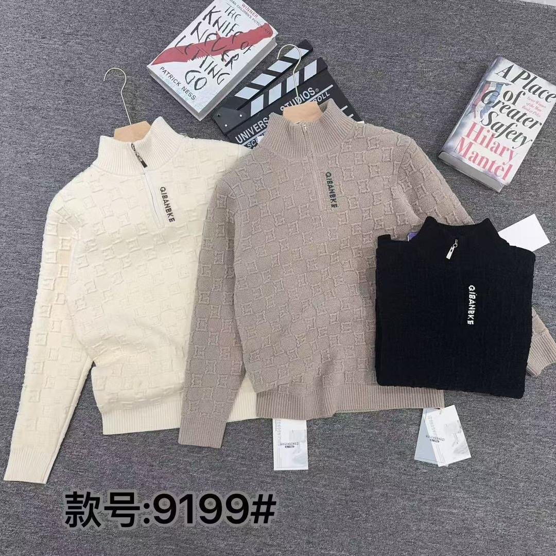 Pull-over col montant stylé