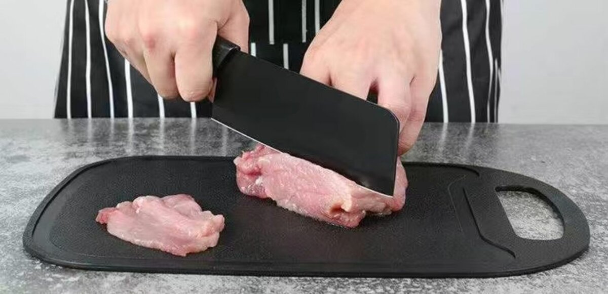 Couteau et planche a découper