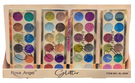 Glitter Eyeshadows Palette 10 Colour Pack of 1