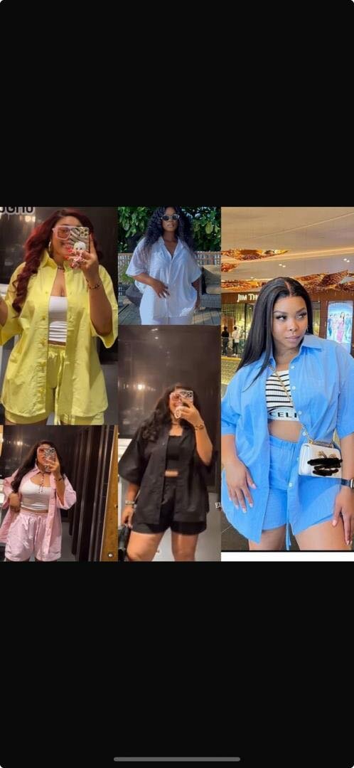 Ensemble Chemise et Short Décontracté